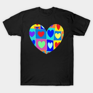 art hearts pop art T-Shirt